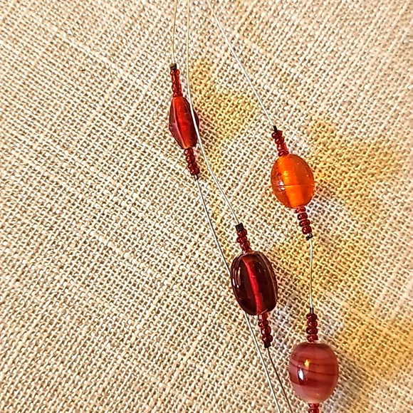 Burnt Orange Necklace - Picture 3 of 3